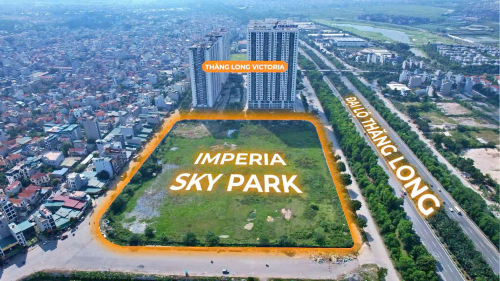Imperia Sky Park hưởng lợi gì từ trục Đại lộ Thăng Long?